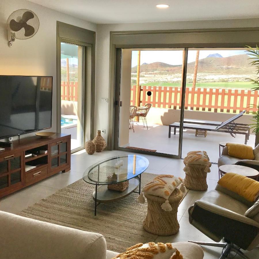 Golf Tenerife South XX Wheel Accessible Shower XX Free Wifi XX Private Pool 30 Degrees XX Two Terraces 30M2X60M2 Xxfree Parking XX Mountain View XX Flatscreen 65 Inch XX San Miguel de Abona Kültér fotó