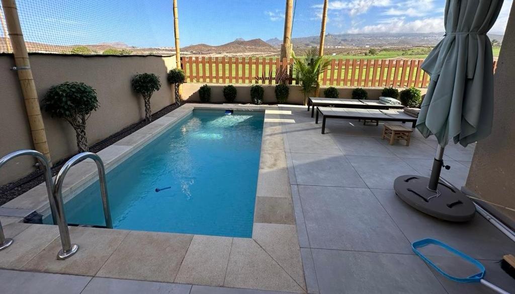 Golf Tenerife South XX Wheel Accessible Shower XX Free Wifi XX Private Pool 30 Degrees XX Two Terraces 30M2X60M2 Xxfree Parking XX Mountain View XX Flatscreen 65 Inch XX San Miguel de Abona Kültér fotó